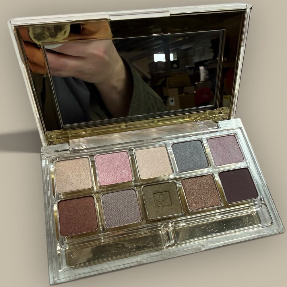 Estee Lauder Deluxe Pure Color Eyeshadow Palette 10 Shades NEW No Brush